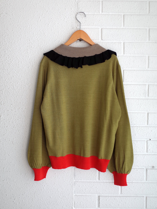 ポートフォリオ(^^)幼児向け人形☆フードつきニットコート☆002 WOLF＆RITA 襟付きセーター ポルトガル子供服 OTTI オッティ パリや