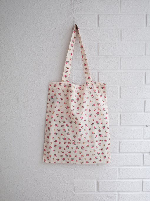 emile et ida woman Floresco flower tote bag 小花柄コットンバッグ