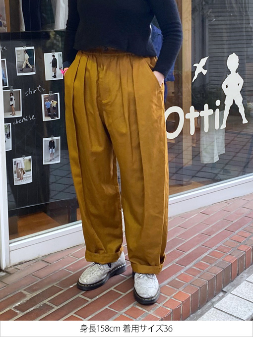 soeur VERNON レディース リヨセルコットンロングパンツ OTTI