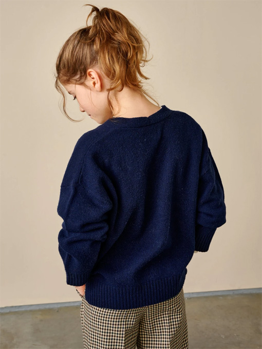 ベルローズ キッズカーディガン ベルローズキッズ bellerose kids GIMCA ガールズ ニットカーディガン