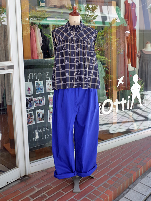 ベルジャルディニエール　ホワイトコットン　スラックス ベルジャルディニエールホワイトコットンスラックス