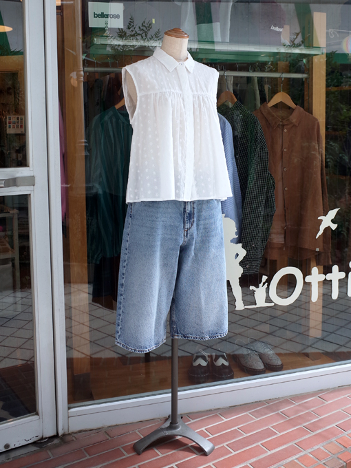 アイレット刺繍ノースリーブブラウス Bellerose woman ベルローズ