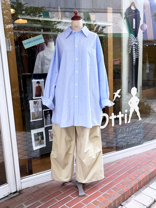 bellerose woman JINNER レディース ストライプシャツワンピース OTTI