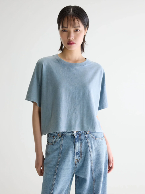 bellerose woman FARPY レディース オーバーサイズクロップドTシャツ