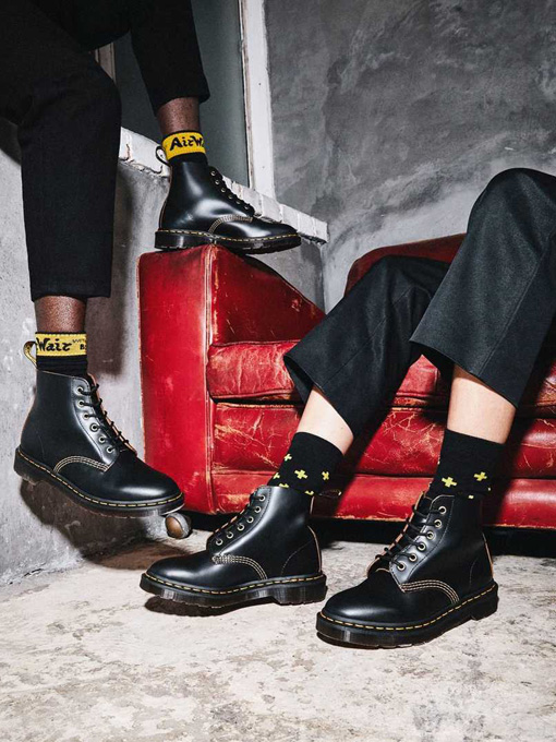 Dr. Martens 101 イエローステッチ6 ホールブーツ OTTI オッティ パリ  