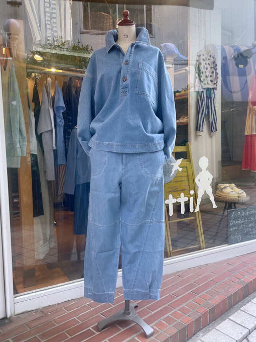 [国内発送]SOEUR★デニムパンツ soeur スール レディース シャンブレーデニムパンツ OTTI