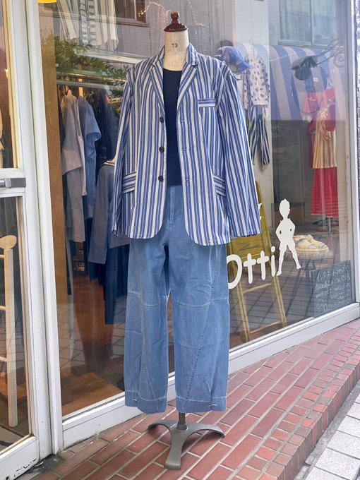 [国内発送]SOEUR★デニムパンツ soeur スール レディース シャンブレーデニムパンツ OTTI