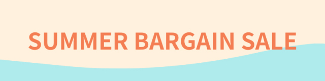 SUMMER BARGAIN SALE20％OFF