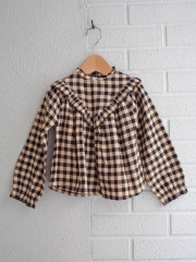 emile et ida エミールイーダ ストライプ長袖シャツ Mサイズ エミールエイダ emile et ida ギンガム長袖シャツ フランス子供