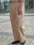 soeur　WATSON　レディース　タック入りコットンワイドパンツ