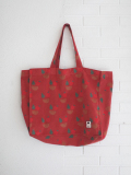 weekend house kids.　Fruity all over corduroy bag　コーデュロイトートバッグ