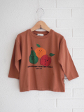 weekend house kids.　Fruity L/S t-shirt　プリント長袖Tシャツ