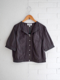 emile et ida woman　エミールエイダ　Vintage asphalt embroidered blouse　刺繍ブラウス