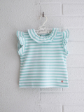 スペイン子供服　GOCCO　ベビー　フリルボーダーTシャツ