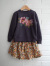 BONTON　フランス子供服　フラワープリントトレーナー