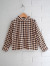 フランス子供服　emile et ida　ギンガムシャツ