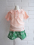 emile et ida　Green Liberty shorts　ガールズ　リバティショートパンツ