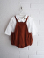 minihaha　オーストラリア子供服　コーディロイショートサロペット　ブルマ