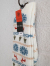 DORE DORE　クリスマスギリシャ柄ハイソックス　Long women's socks in Christmas Greek patterned wool 