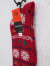 DORE DORE　クリスマスギリシャ柄ハイソックス　Long women's socks in Christmas Greek patterned wool 