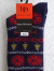 DORE DORE　クリスマスギリシャ柄ハイソックス　Long women's socks in Christmas Greek patterned wool 