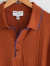 フランスブランド　emile et ida woman 　エミールエイダ　CYRANO　Caramel pointelle modal polo　針抜きポロシャツ