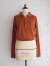 フランスブランド　emile et ida woman 　エミールエイダ　CYRANO　Caramel pointelle modal polo　針抜きポロシャツ