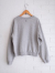 フランスブランド　emile et ida woman 　エミールエイダ　CARL　Gray organic cotton logo sweatshirt　ロゴトレーナー