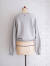 フランスブランド　emile et ida woman 　エミールエイダ　CARL　Gray organic cotton logo sweatshirt　ロゴトレーナー
