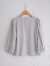 フランスブランド　emile et ida woman 　エミールエイダ　CAYDA　Ecru long-sleeved organic cotton T-shirt　パフスリーブ長袖Tシャツ