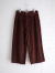 フランスブランド　emile et ida woman 　エミールエイダ　CALEB　Brown 7/8 corduroy pants　コーデュロイパンツ
