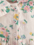 emile et ida　Pink spring loose-fitting dress　ガールズ　フラワープリントワンピース