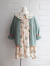 emile et ida　Pink spring loose-fitting dress　ガールズ　フラワープリントワンピース
