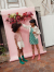 emile et ida kids　エミルーエイダ　Green Liberty dress　リバティワンピース