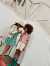 emile et ida kids　エミルーエイダ　Green Liberty dress　リバティワンピース