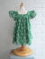 emile et ida kids　エミルーエイダ　Green Liberty dress　リバティワンピース