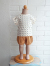 emile et ida　Iris flowers organic cotton T-shirt　ガールズ　フラワープリントTシャツ