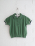 emile et ida kids　エミルーエイダ　Dark green pointelle modal polo shirt　ポロシャツ