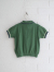 emile et ida kids　エミルーエイダ　Dark green pointelle modal polo shirt　ポロシャツ