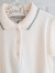 emile et ida kids　エミルーエイダ　Cream pointelle modal polo　ポロシャツ