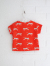 emile et ida　Red tigers organic cotton T-shirt　ボーイズ　タイガープリントTシャツ