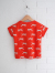 emile et ida　Red tigers organic cotton T-shirt　ボーイズ　タイガープリントTシャツ