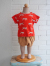 emile et ida　Red tigers organic cotton T-shirt　ボーイズ　タイガープリントTシャツ