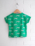 emile et ida　Green tigers organic cotton T-shirt　ボーイズ　タイガープリントTシャツ