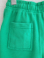 emile et ida　Green organic cotton Bermuda shorts　ボーイズ　スウェットショートパンツ