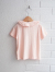 emile et ida kids エミールエイダ　Pink pointelle modal polo PASTEL　針抜きフリルポロシャツ