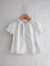 emile et ida kids　エミルーエイダ　Sky stripes ruffled blouse　ストライプフリルブラウス