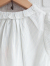 emile et ida kids　エミルーエイダ　Sky stripes ruffled blouse　ストライプフリルブラウス
