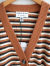 emile et ida woman　エミールエイダ　Caramel striped cardigan　ニットカーディガン