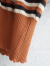 emile et ida woman　エミールエイダ　Caramel striped cardigan　ニットカーディガン